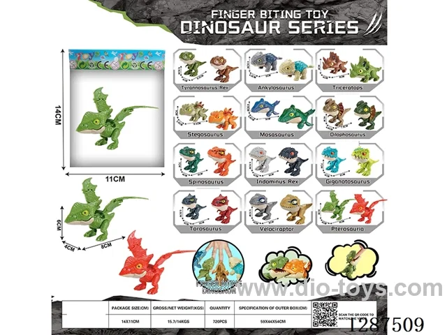 Hand-biting dinosaur