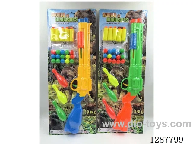 Soft Bullet Ping Pong Ball Gun Set