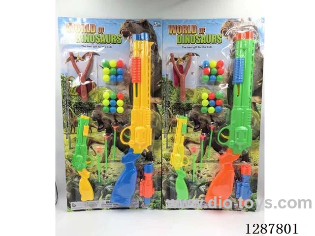 Soft Bullet Ping Pong Ball Gun Set