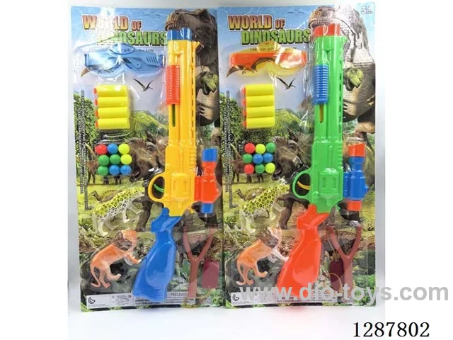 Soft Bullet Ping Pong Ball Gun Set