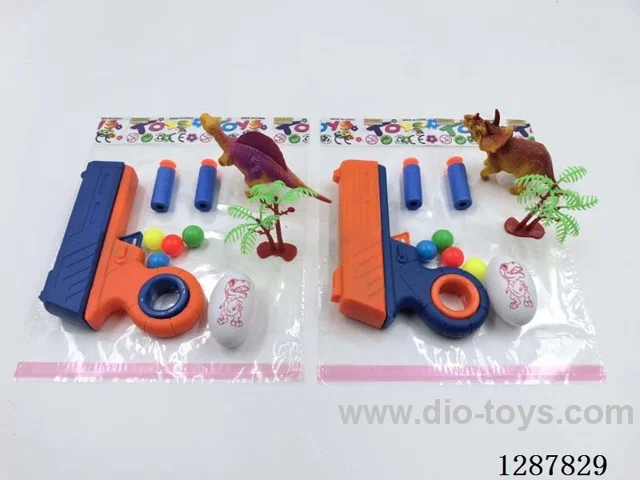 Soft Bullet Ping Pong Ball Gun Set