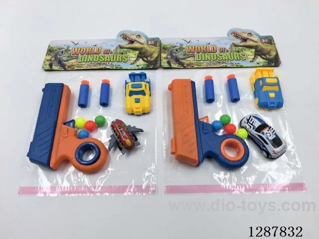 Soft Bullet Ping Pong Ball Gun Set