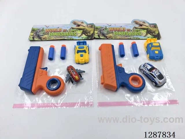 Soft Bullet Ping Pong Ball Gun Set