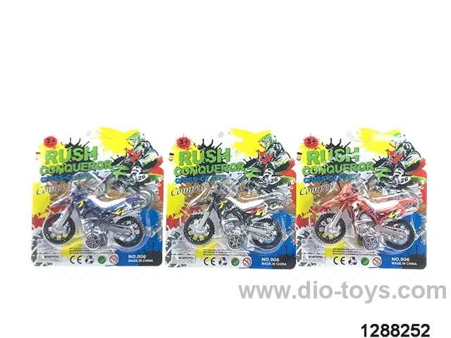 pull back motor in blister card