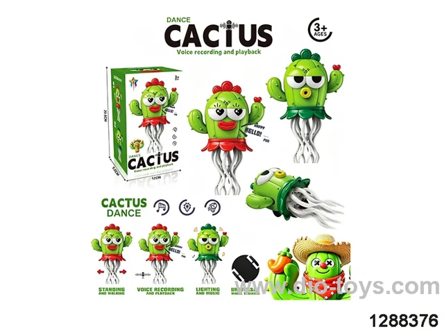 cartoon induction dancing cactus