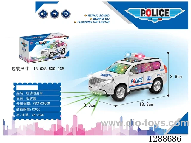 B/O police car