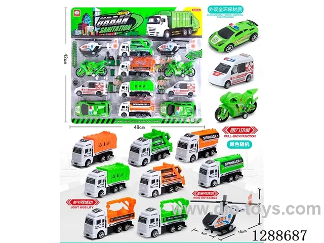 pull back car- Fully Eco-Friendly Exterior 12PCS