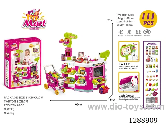 supermarket set 111PCS W L/M