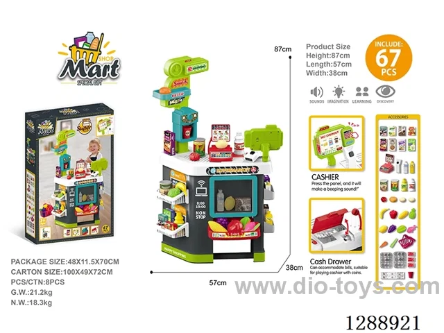 supermarket set 67PCS W L/M