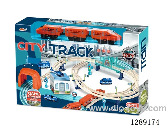 (GCC) Police Harmony Express Action Train (Includes 3.7V Rechargeable Battery + USB Charging Cable)