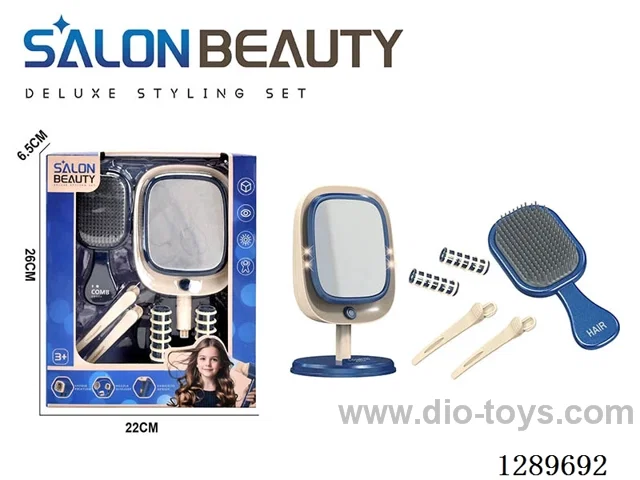 Hair Styling Set (7-PCS Set with Makeup Mirror)