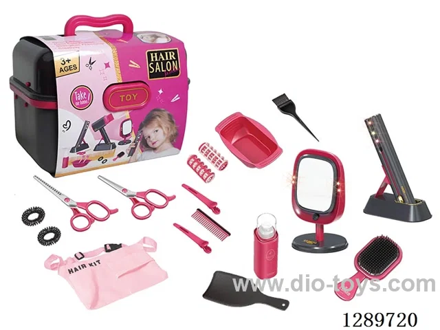 Hair Styling Set (21-PCS Hair Straightener and Makeup Mirror Set)