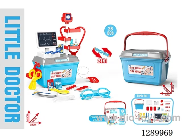 Doctor Set with Carry Case, 26PCS