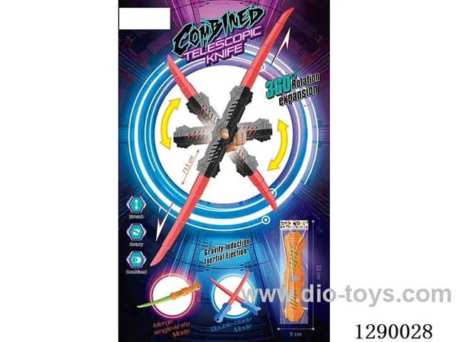 Retractable Parent-Child Double Knives, 3 Colors