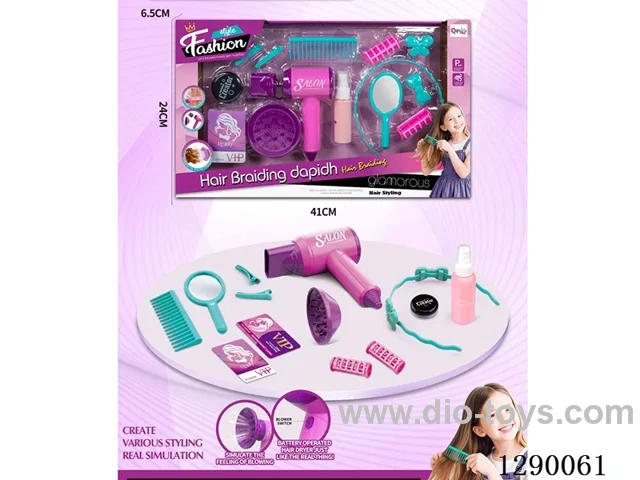 Hair Salon Hair Dryer Set (16PCS) - not included battery