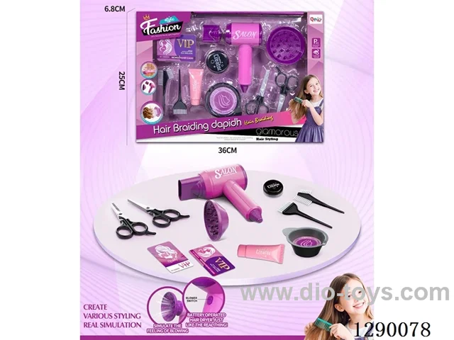 Hair Dryer Home Use Set (12PCS) - not included battery