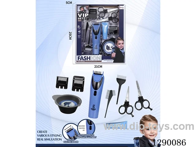 Hair Clipper Set (9PCS) - not included battery