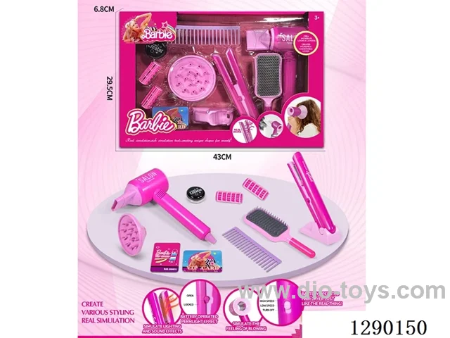 Hair Salon Hair Dryer and Straightener Set (12PCS)
