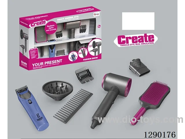 Hair Dryer and Clipper Set (8PCS)