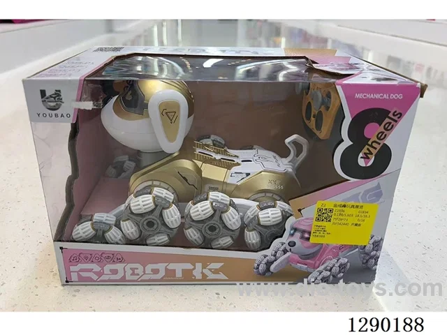 2.4G RC stunt dog W L/M 2 colors included battery
