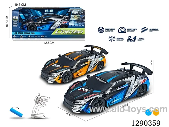 2.4G 2WD RC car included battery