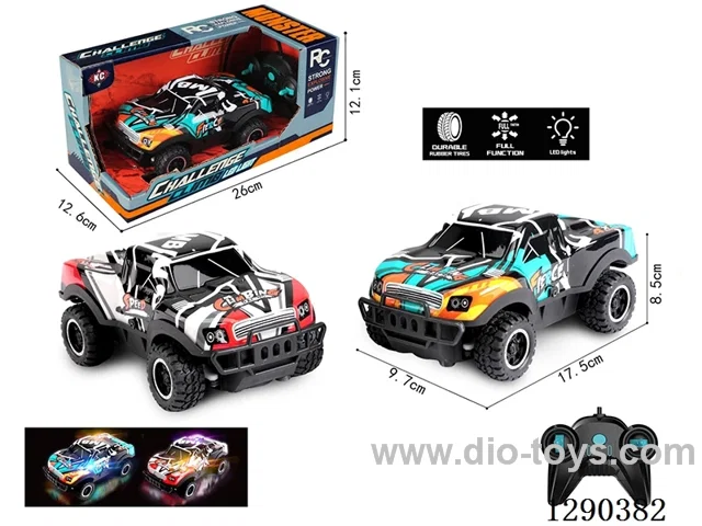 1:20 4ch rc car with light not included battery
