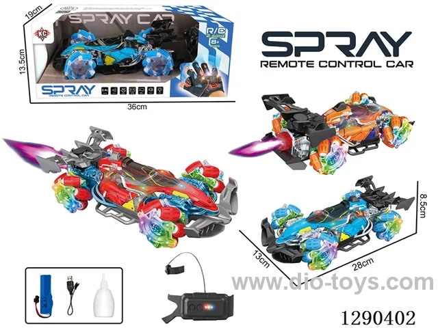 RC Stunt Car with Watch-Style Remote Control included battery