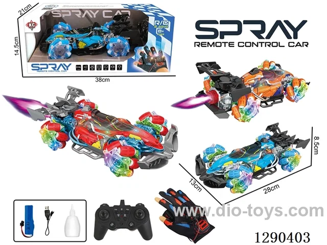 RC Stunt Car with Dual Controls (Handle and Gloves) included battery