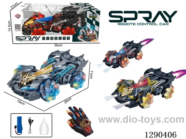 RC Stunt Car with Glove-Style Remote Control included battery