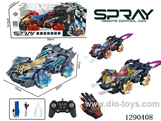 RC Stunt Car with Dual Controls (Handle and Gloves) included battery