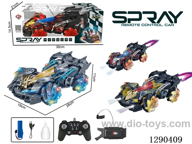 RC Stunt Car with Dual Controllers (Handheld and Watch) included battery