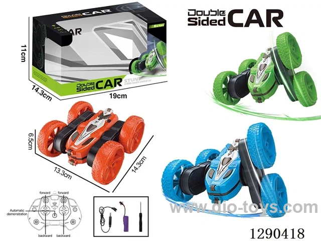 2.4G rc stunt car with light included battery