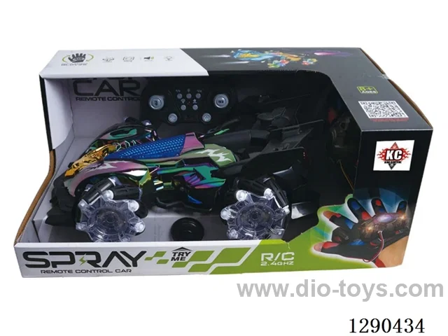 RC Stunt Car with Dual Controls (Handle and Gloves) 3 colors included battery