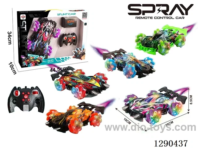 RC Stunt Car with Handheld Remote Control 3 colors included battery