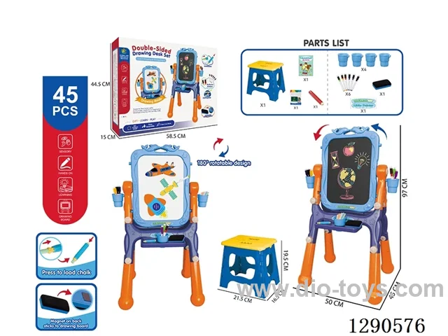 Vertical writing board 2 in 1