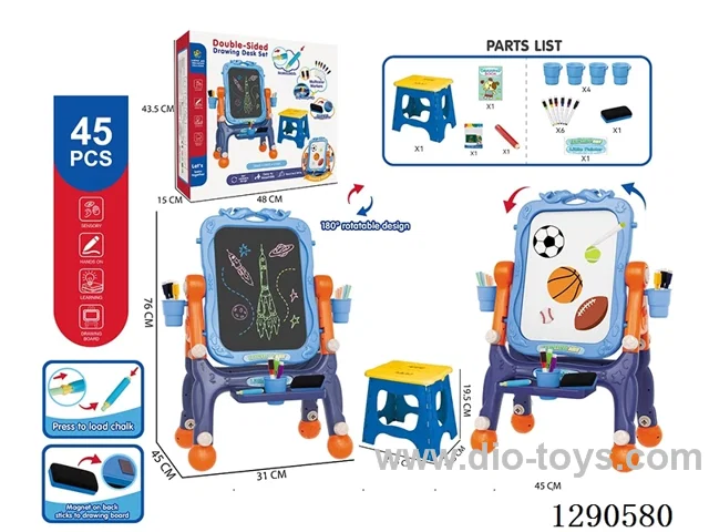 Vertical writing board 2 in 1