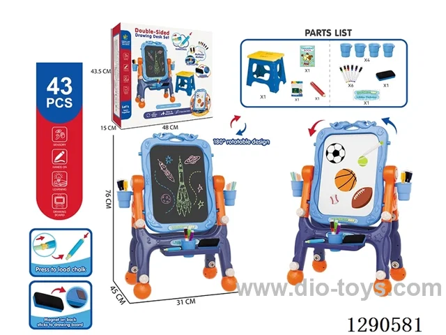 Vertical writing board 2 in 1