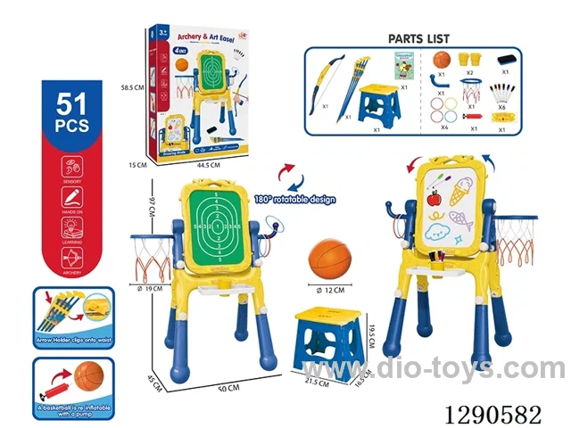 Vertical writing board 4 in 1