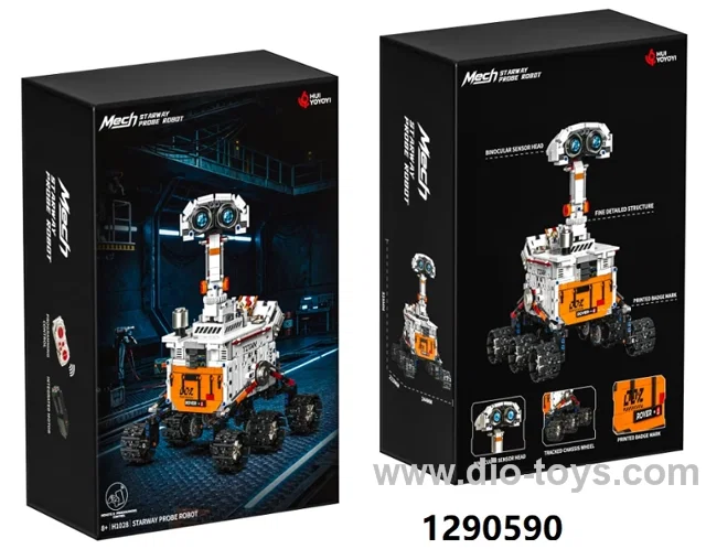 Star way probr robot building block in color box