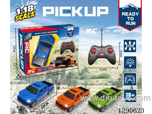 1:18 4ch rc car with light included battery