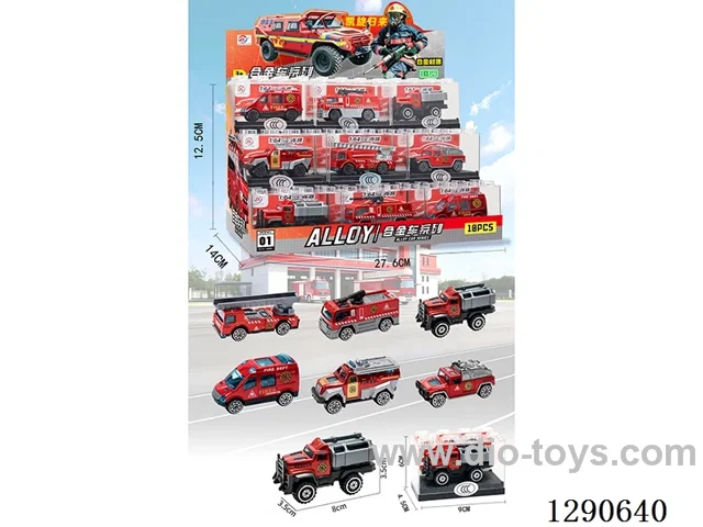 alloy car 18PCS