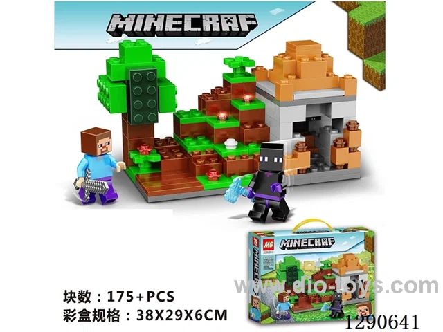 175+ pcs Minecraft Building Blocks