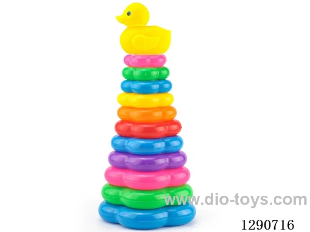 11-Layer Flower-Shaped Ring-Toss Duck