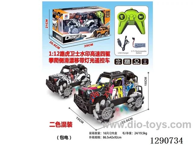 1:12 4WD RC car with light included battery