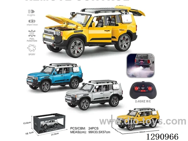 1:22 RC Modified Toyota Prado Die-Cast Car