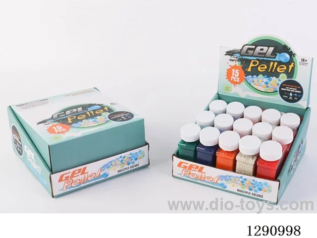 Dry Water Blasts 7-8mm, 20,000 pieces in small square bottle (5 Colors)