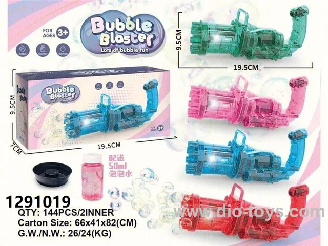 Bubble gun in color box