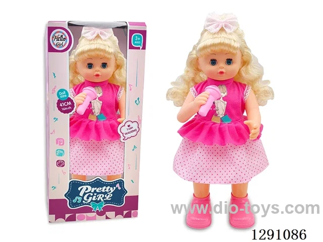 16-inch B/O Doll - With Lights/Singing/Walking (41CM)