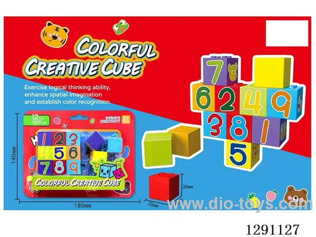 Fun Building Blocks, 12PCS, non-magnetic