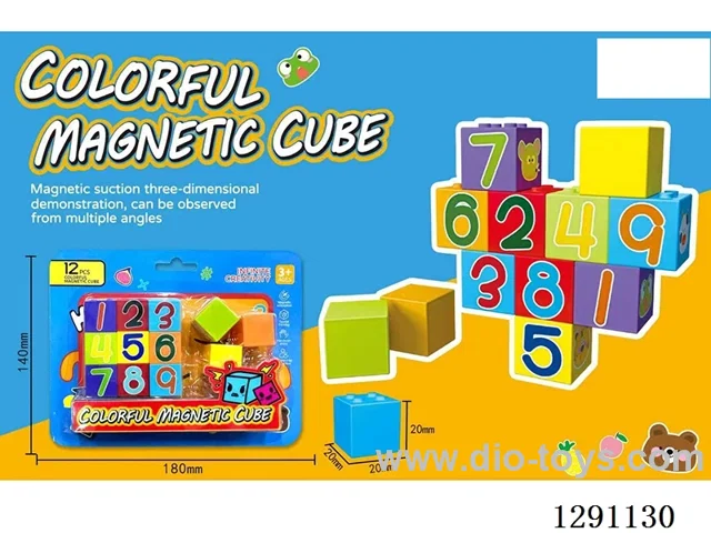 Fun Building Blocks, 12PCS, magnetic